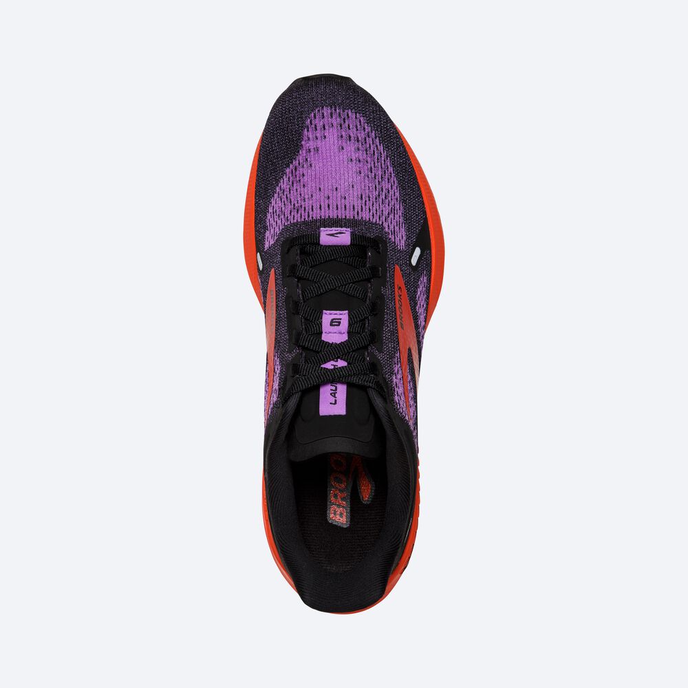 Zapatillas Running Brooks Launch GTS 9 Mujer Negras/Flores | CR40873