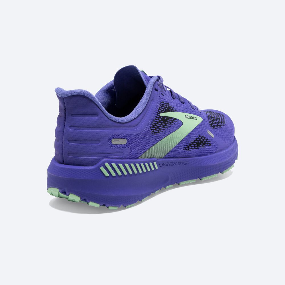 Zapatillas Running Brooks Launch GTS 9 Mujer Azules/Verde | CR45621