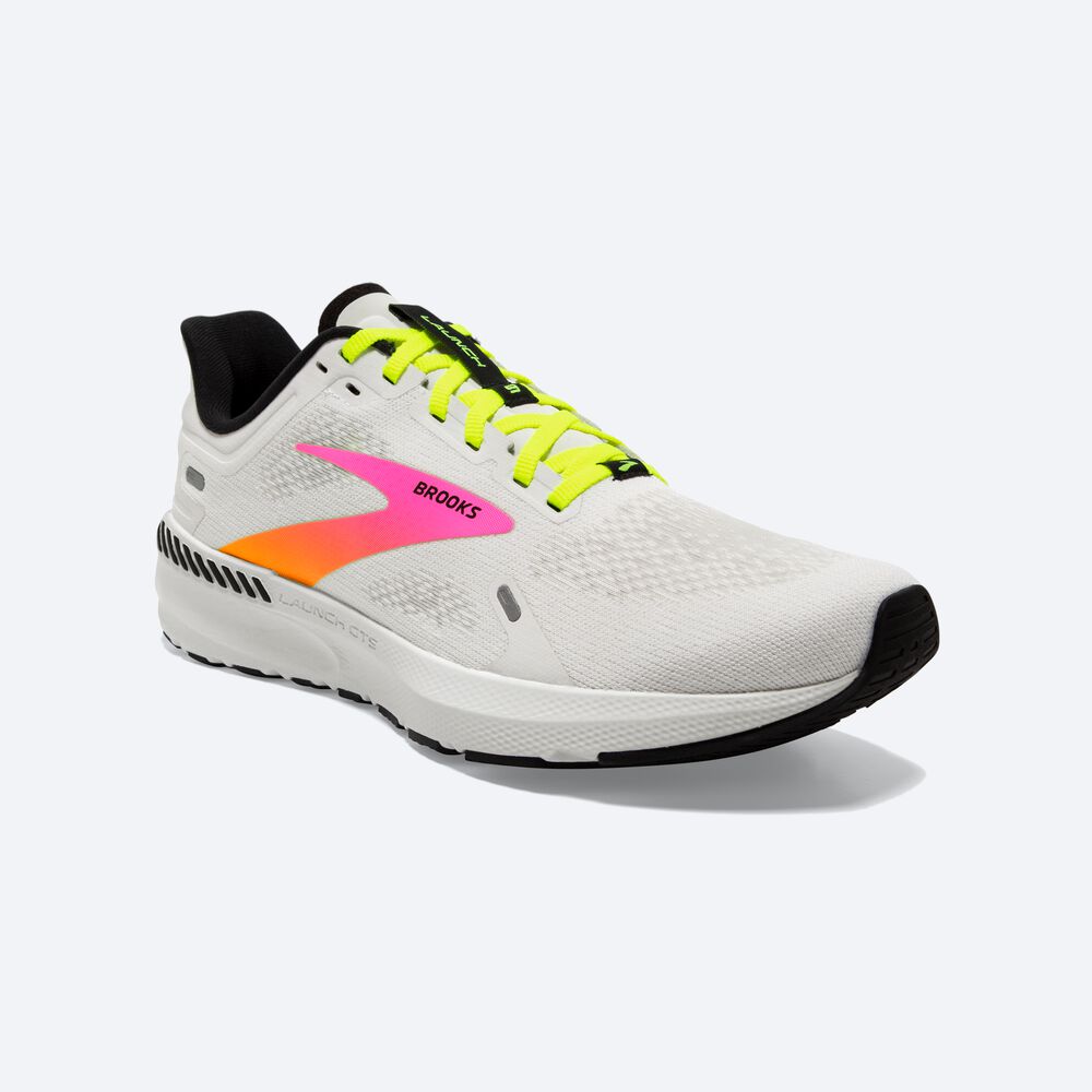 Zapatillas Running Brooks Launch GTS 9 Mujer Blancas/Rosas | CR59830