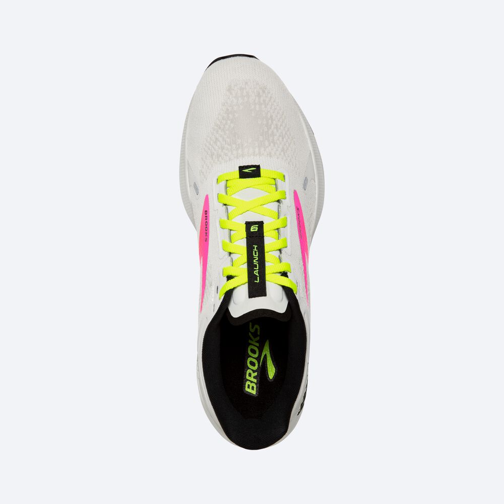 Zapatillas Running Brooks Launch GTS 9 Mujer Blancas/Rosas | CR59830