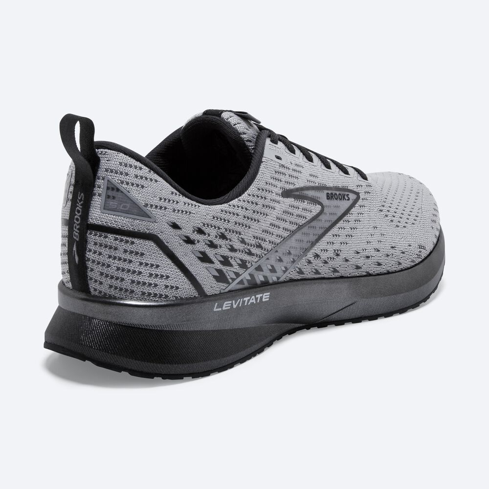 Zapatillas Running Brooks Levitate 5 Hombre Gris/Negras | CR08296