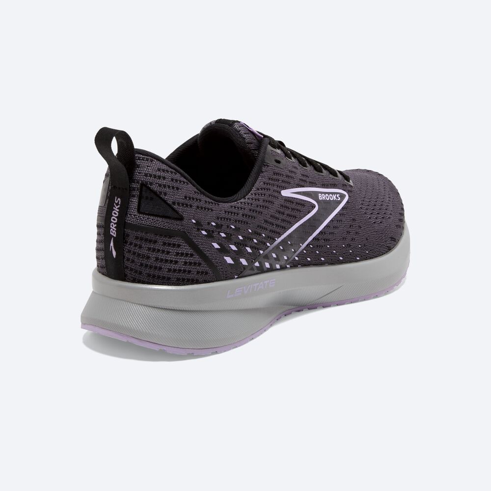 Zapatillas Running Brooks Levitate 5 Mujer Negras | CR32784