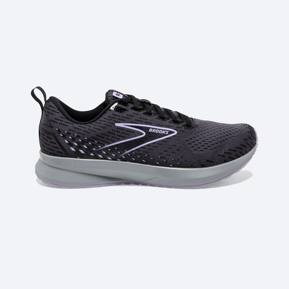 Zapatillas Running Brooks Levitate 5 Mujer Negras | CR32784