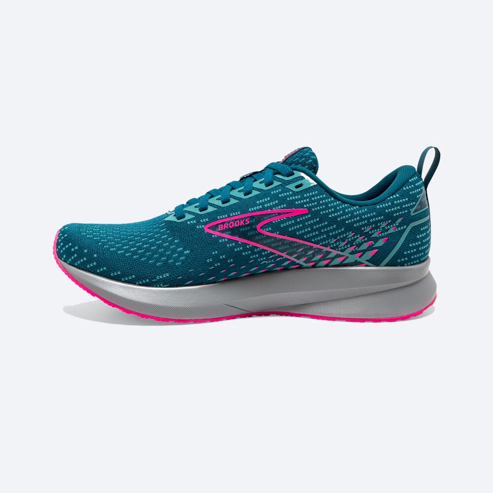 Zapatillas Running Brooks Levitate 5 Mujer Azules/Rosas | CR45016