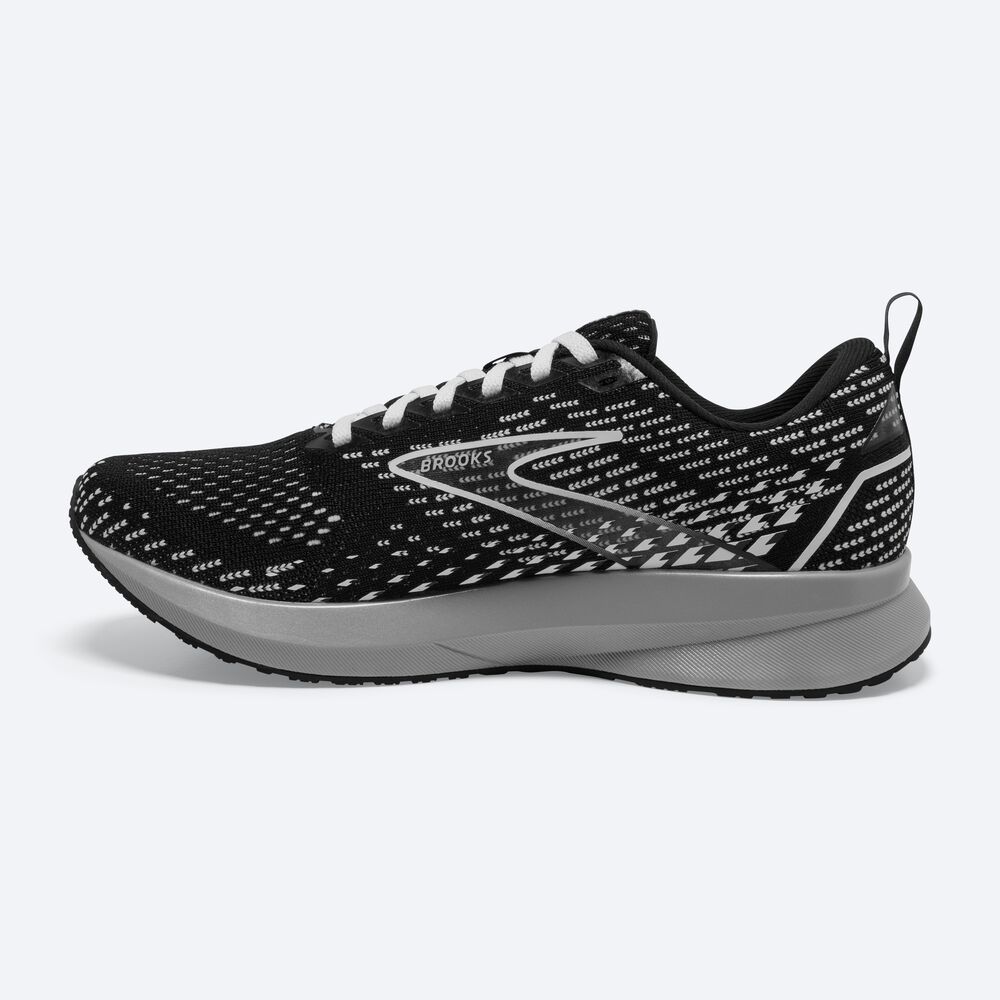 Zapatillas Running Brooks Levitate 5 Mujer Negras/Gris/Blancas | CR84025