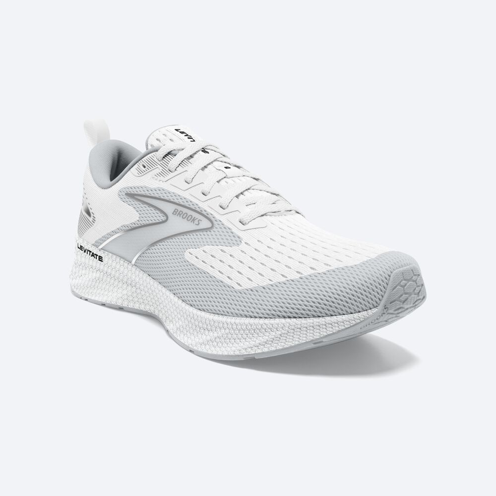 Zapatillas Running Brooks Levitate 6 Hombre Blancas | CR58231