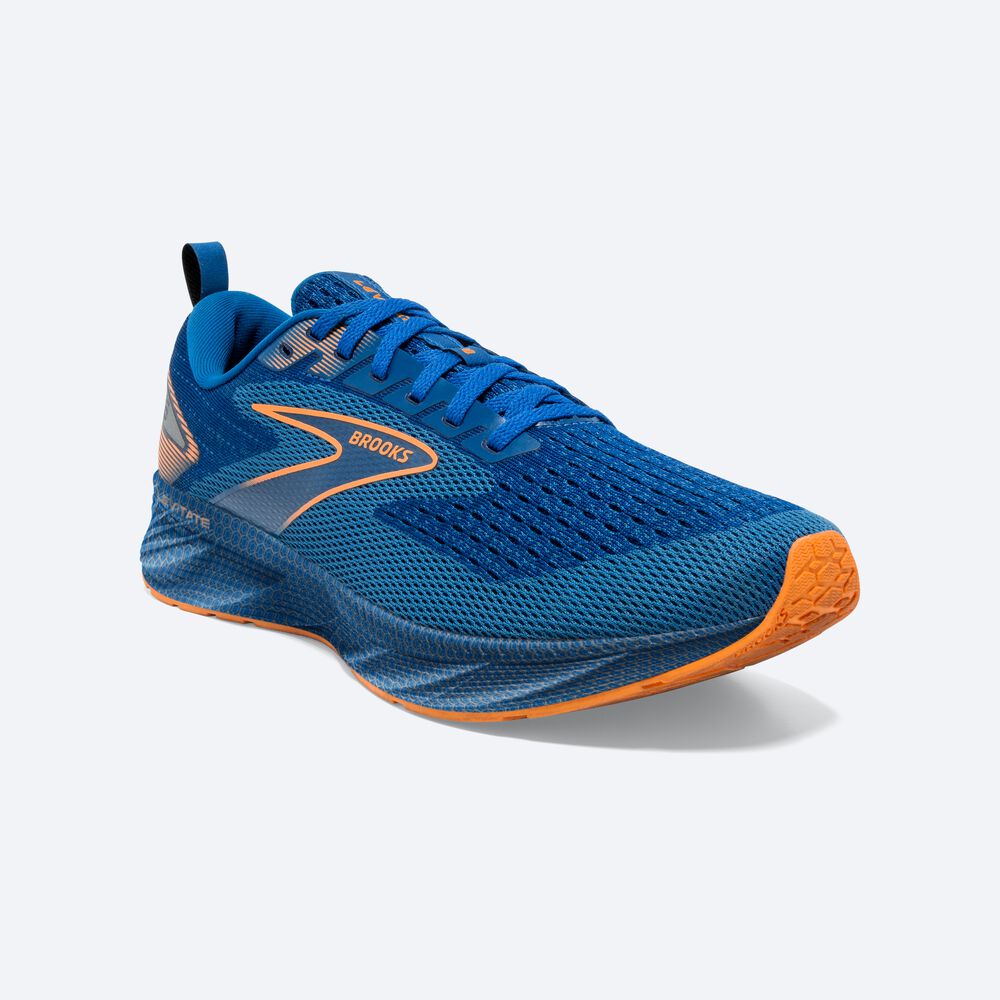 Zapatillas Running Brooks Levitate 6 Hombre Azules/Naranjas | CR78925