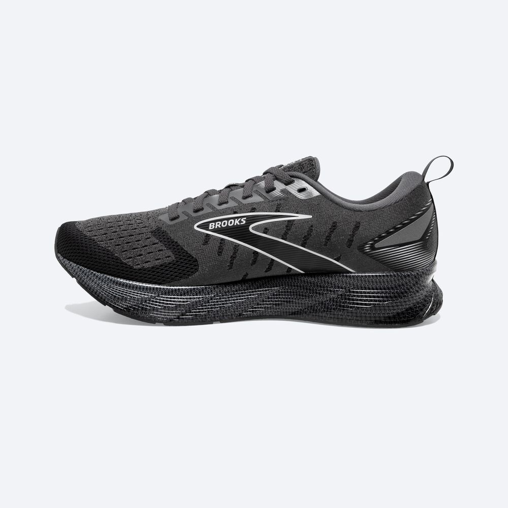 Zapatillas Running Brooks Levitate 6 Hombre Negras/Blancas | CR95130