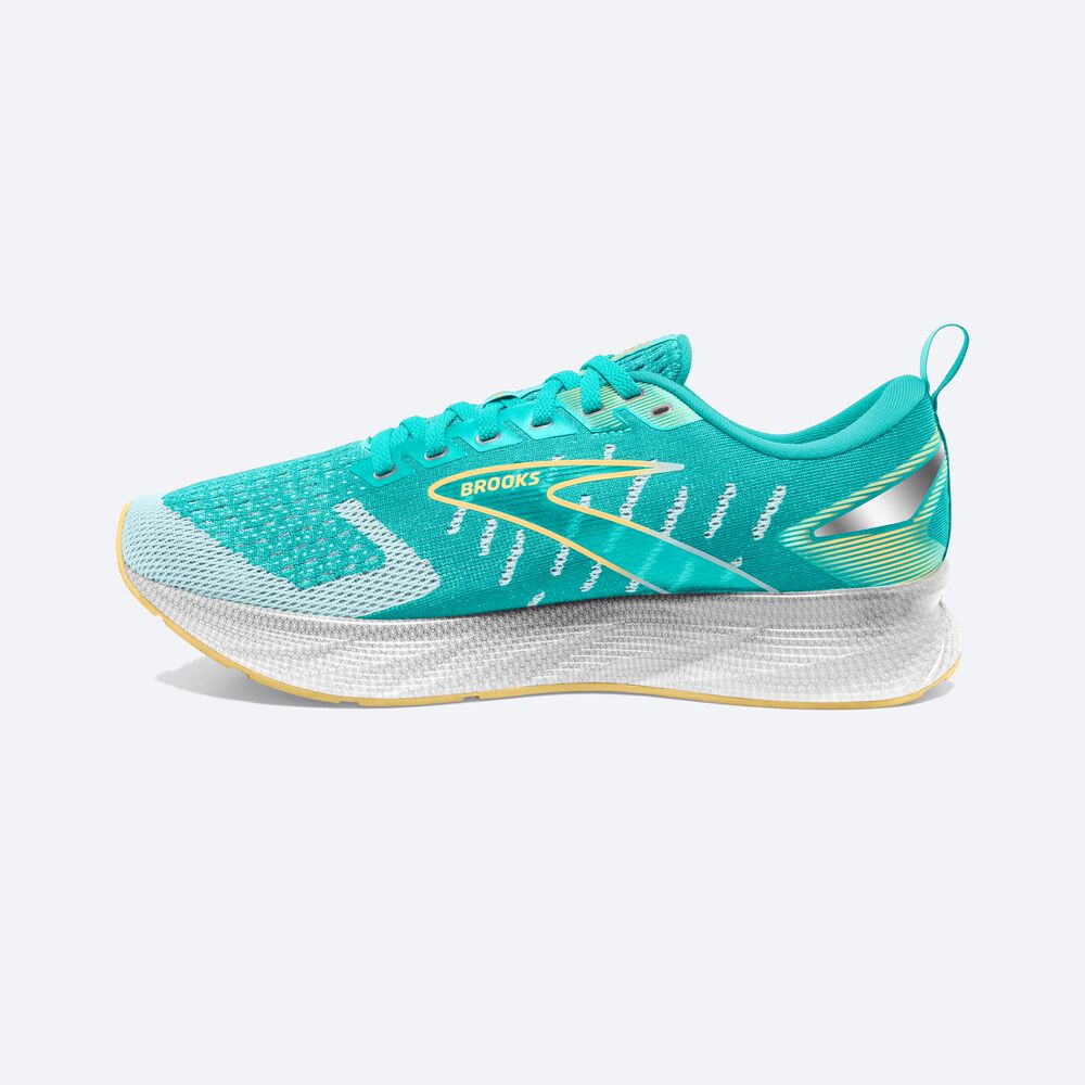 Zapatillas Running Brooks Levitate 6 Mujer Azules/Amarillo | CR07849