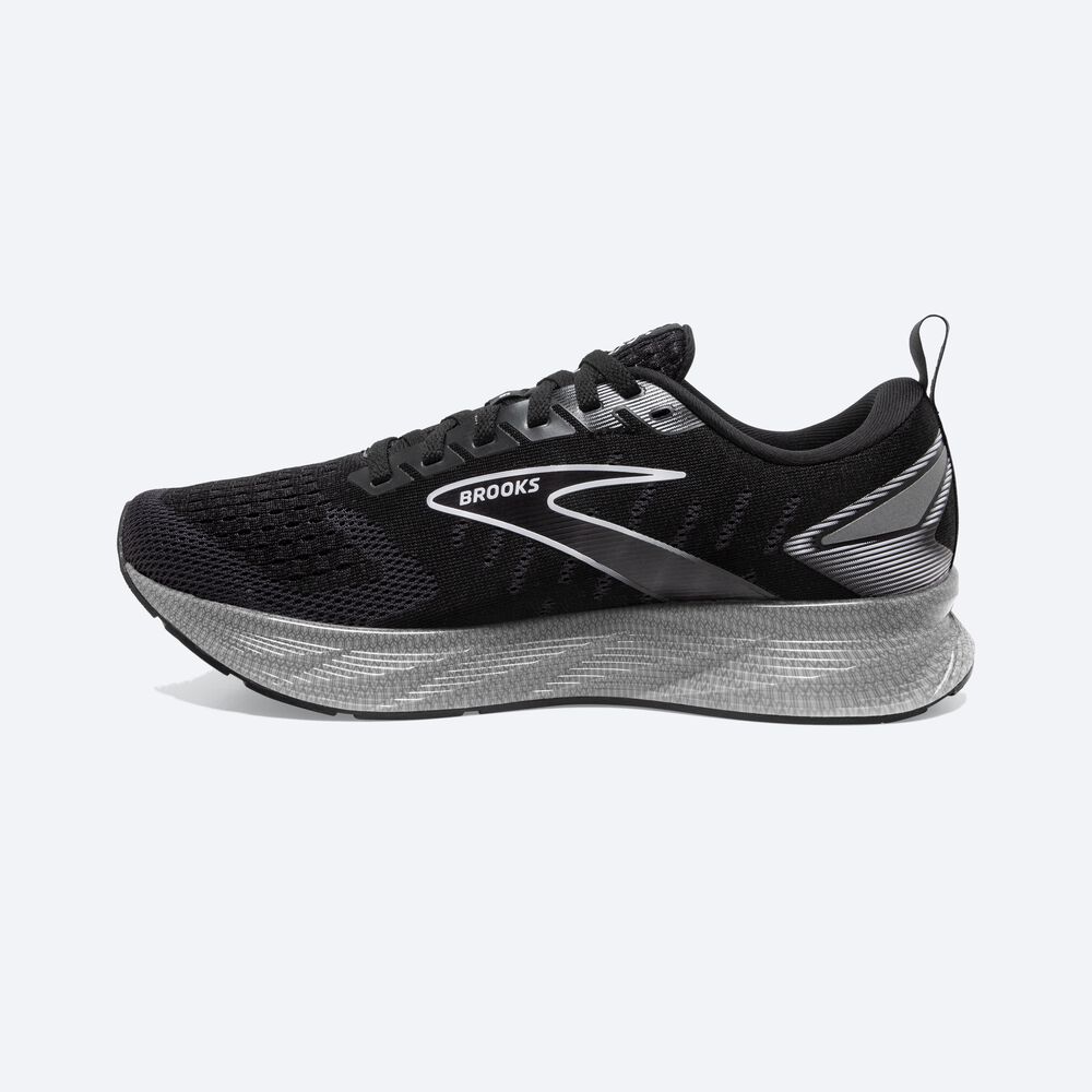 Zapatillas Running Brooks Levitate 6 Mujer Negras/Blancas | CR15369