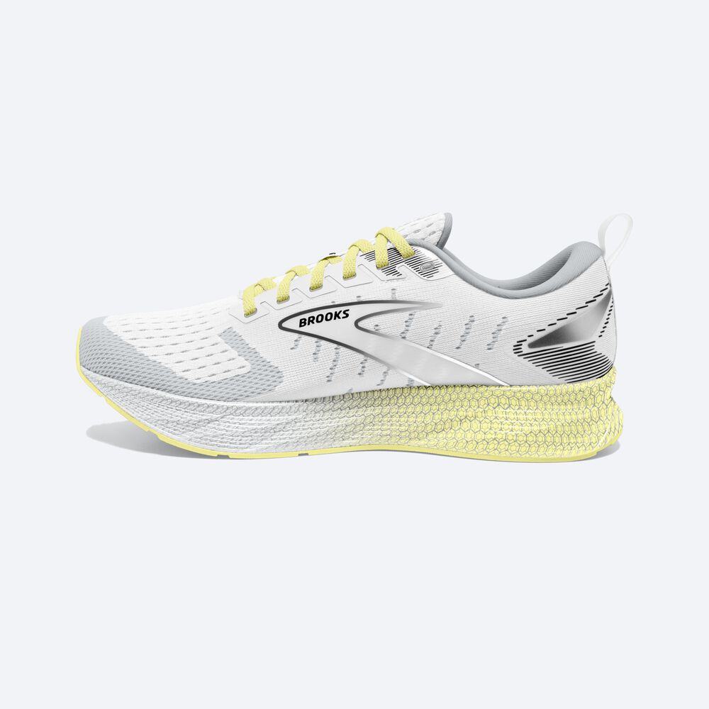 Zapatillas Running Brooks Levitate 6 Mujer Blancas/Amarillo | CR94812