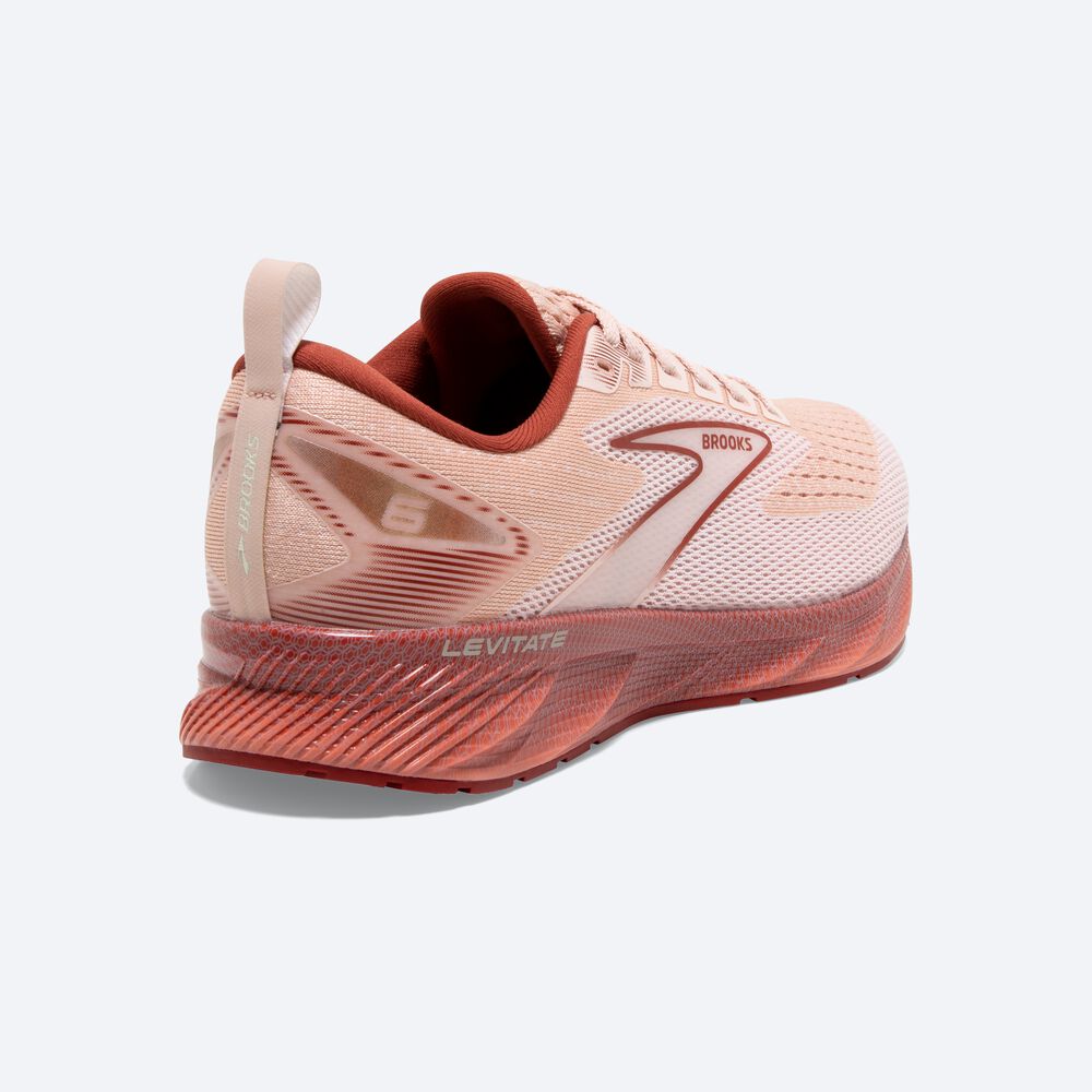 Zapatillas Running Brooks Levitate 6 Mujer Rosas | CR97234