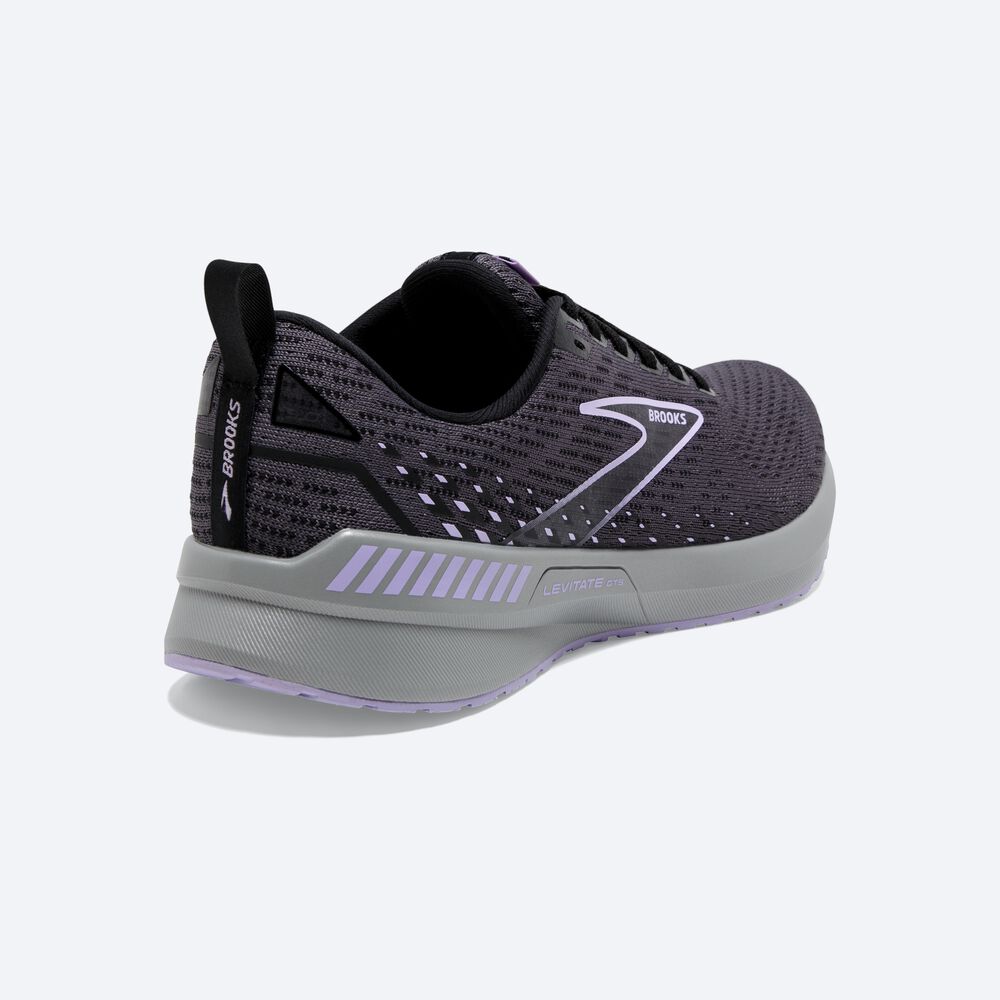 Zapatillas Running Brooks Levitate GTS 5 Mujer Negras | CR16708