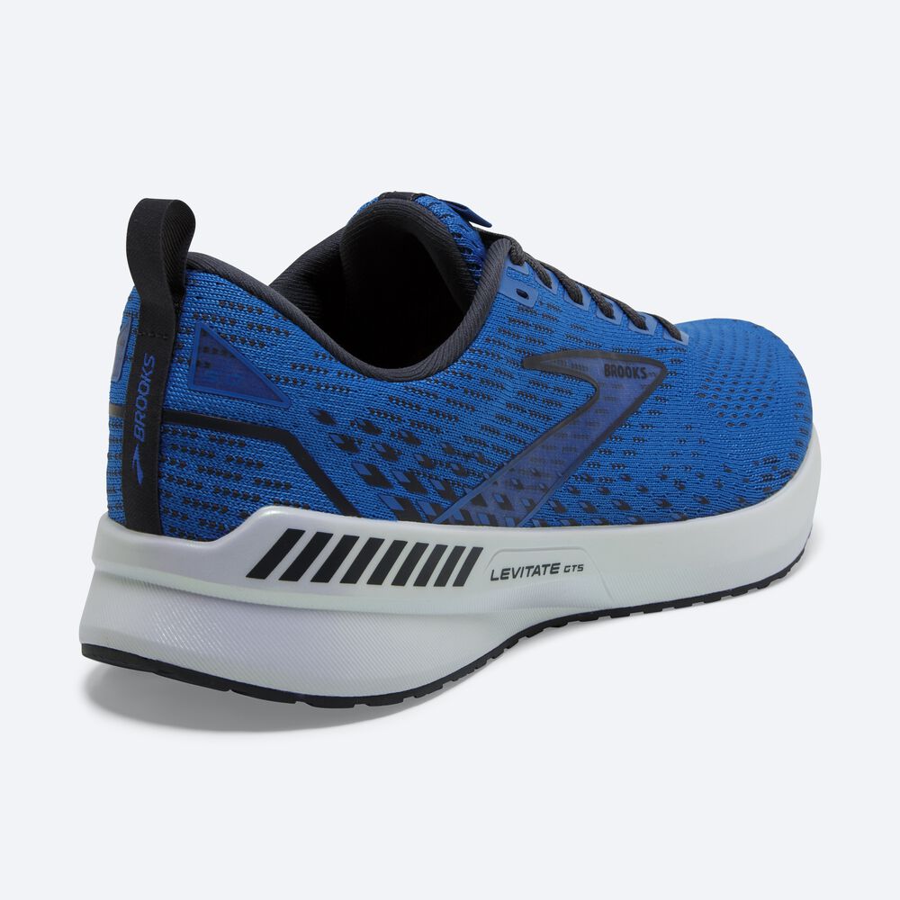 Zapatillas Running Brooks Levitate GTS 5 Hombre Azules/Blancas | CR17489