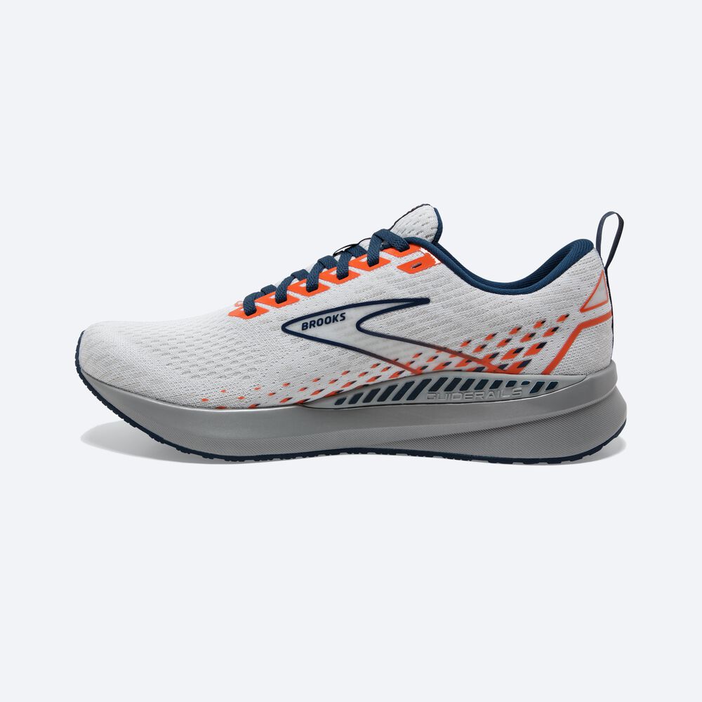 Zapatillas Running Brooks Levitate GTS 5 Hombre Blancas/Marrones | CR86409