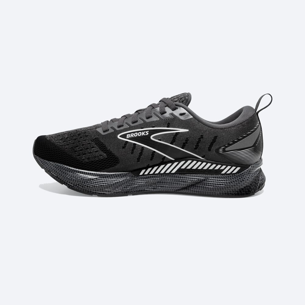 Zapatillas Running Brooks Levitate GTS 6 Hombre Negras/Blancas | CR62917