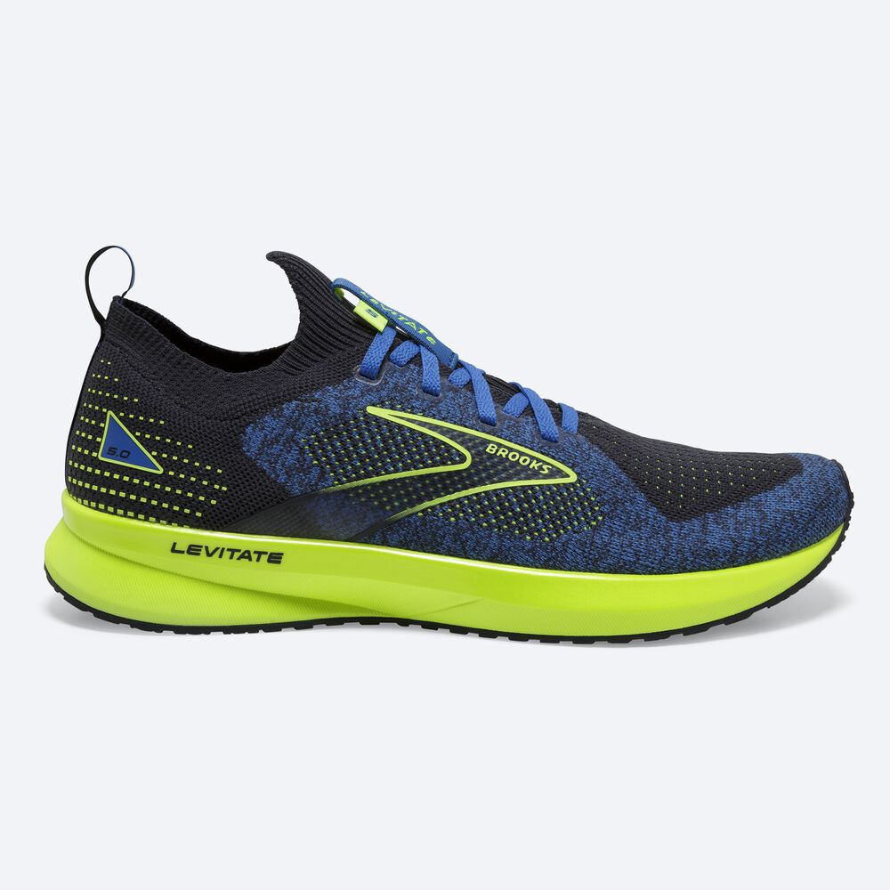 Zapatillas Running Brooks Levitate StealthFit 5 Hombre Azules | CR08379