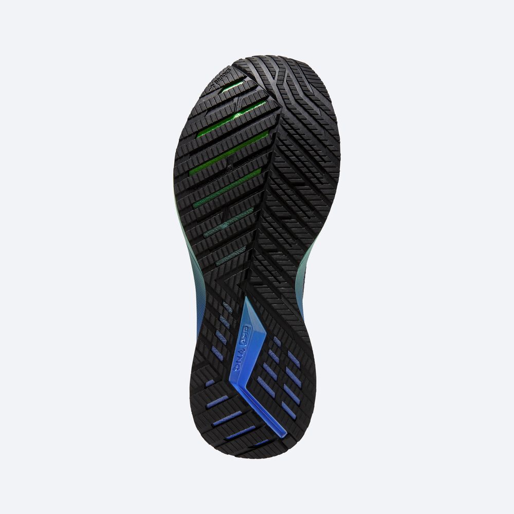 Zapatillas Running Brooks Levitate StealthFit 5 Hombre Negras/Verde/Azules | CR10365