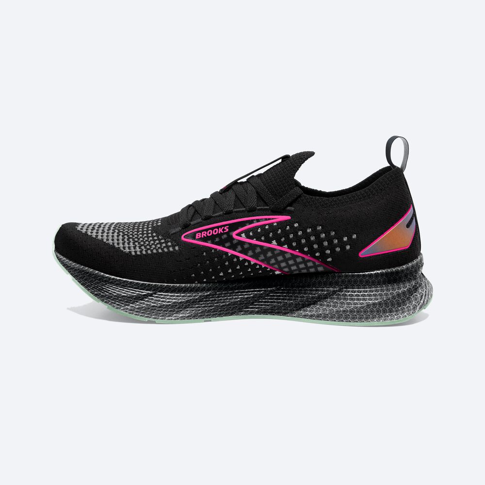 Zapatillas Running Brooks Levitate StealthFit 6 Mujer Negras/Rosas | CR17942