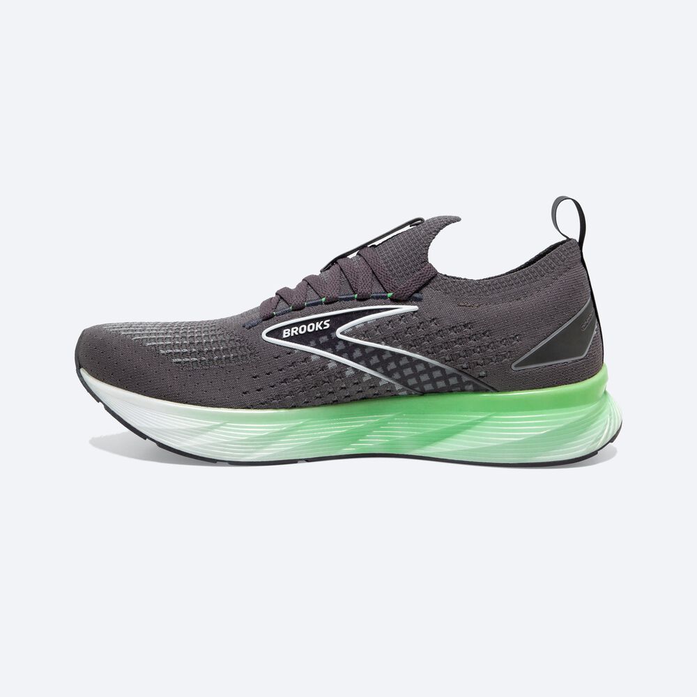 Zapatillas Running Brooks Levitate StealthFit 6 Hombre Negras/Verde/Blancas | CR29568