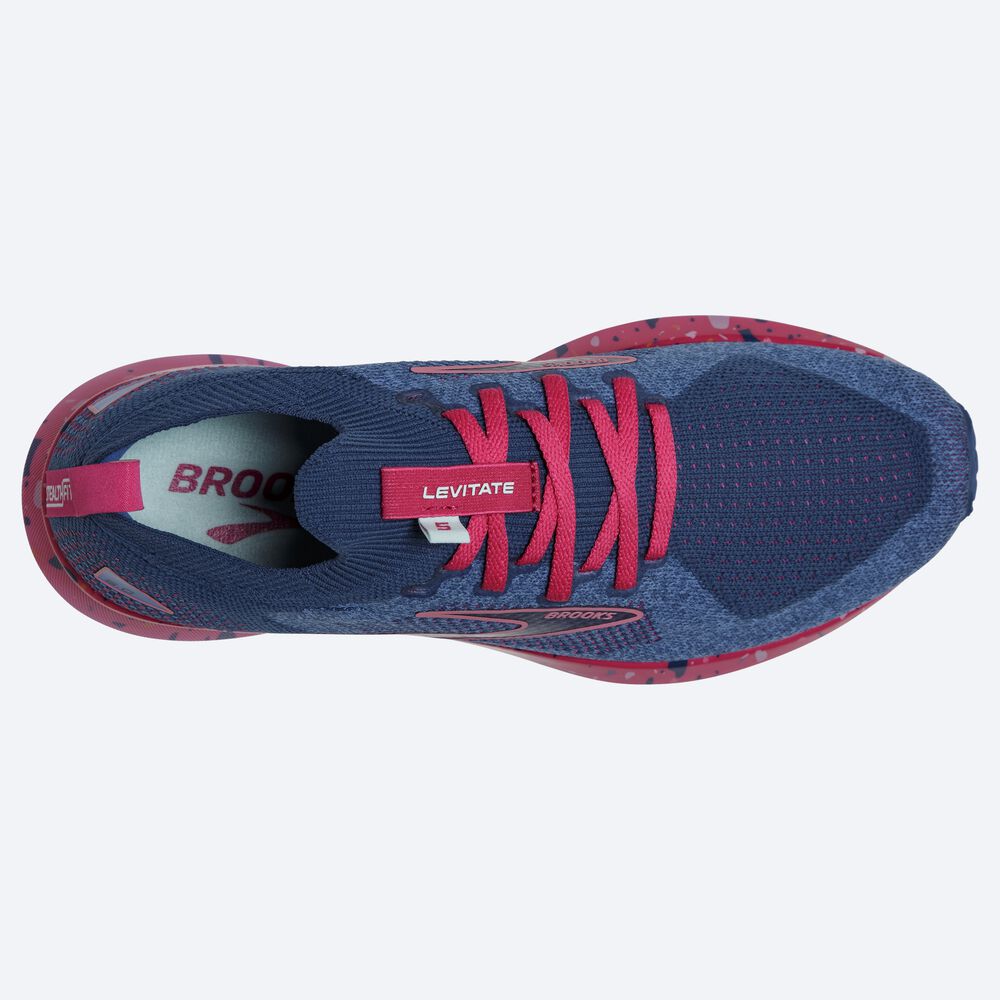 Zapatillas Running Brooks Levitate StealthFit 5 Mujer Azules/Moradas | CR29803