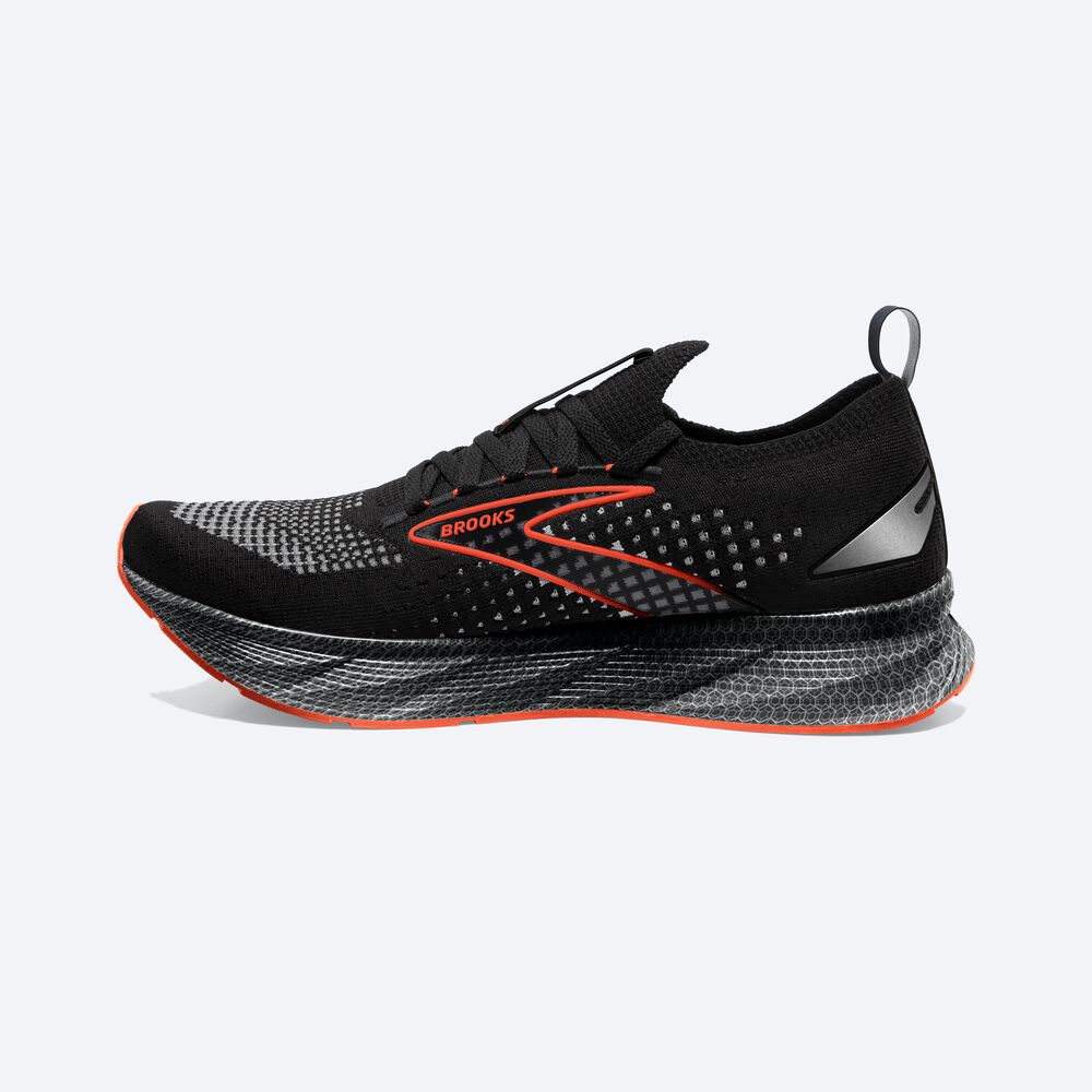 Zapatillas Running Brooks Levitate StealthFit 6 Hombre Negras/Naranjas | CR53248