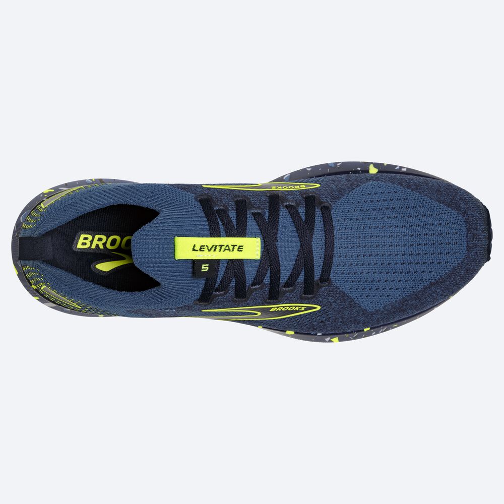 Zapatillas Running Brooks Levitate StealthFit 5 Hombre Azules Oscuro/Azul Marino | CR71685