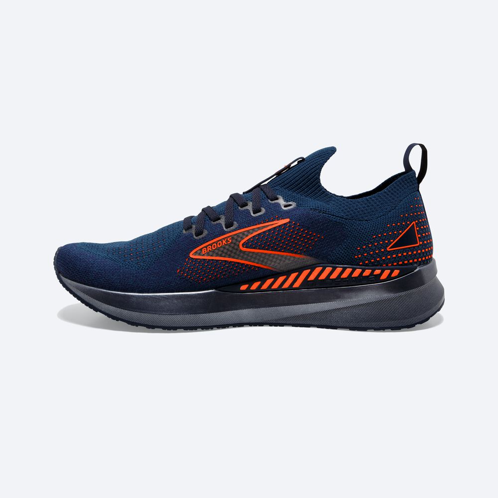 Zapatillas Running Brooks Levitate StealthFit GTS 5 Hombre Azul Marino/Marrones | CR72096