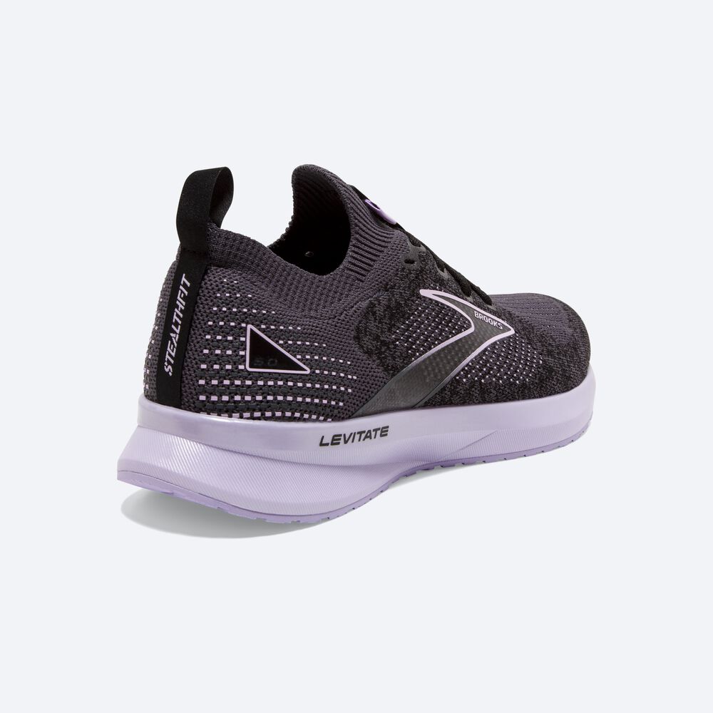 Zapatillas Running Brooks Levitate StealthFit 5 Mujer Negras | CR85107