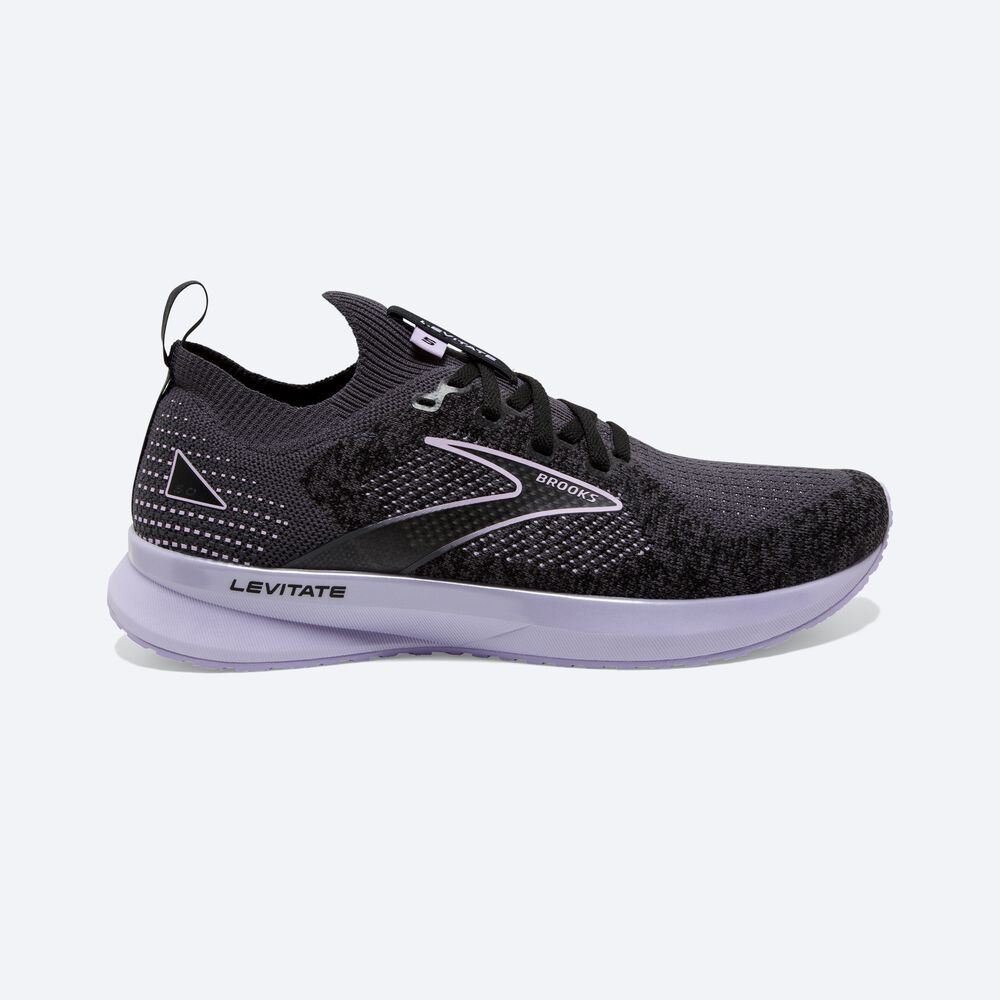 Zapatillas Running Brooks Levitate StealthFit 5 Mujer Negras | CR85107