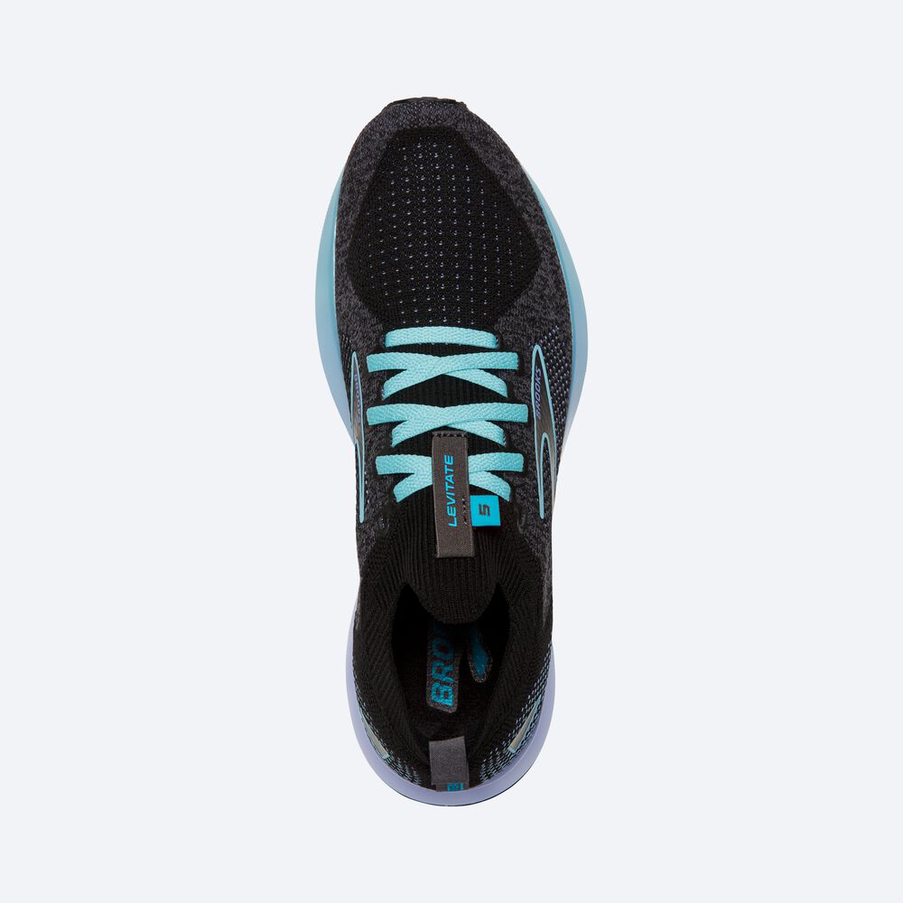 Zapatillas Running Brooks Levitate StealthFit 5 Mujer Azules/Flores/Negras | CR87163