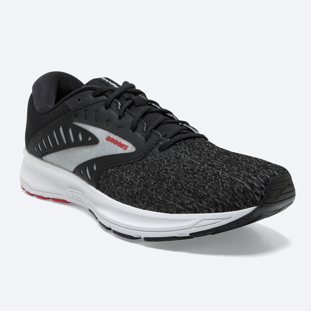 Zapatillas Running Brooks Range 2 Hombre Negras/Blancas/Rojas | CR75416