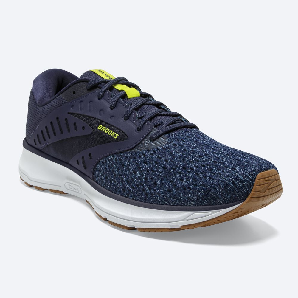 Zapatillas Running Brooks Range 2 Hombre Azul Marino/Azules Gris/Rosas | CR86402