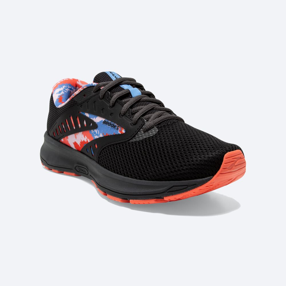 Zapatillas Running Brooks Range 2 Mujer Negras/Coral | CR02561