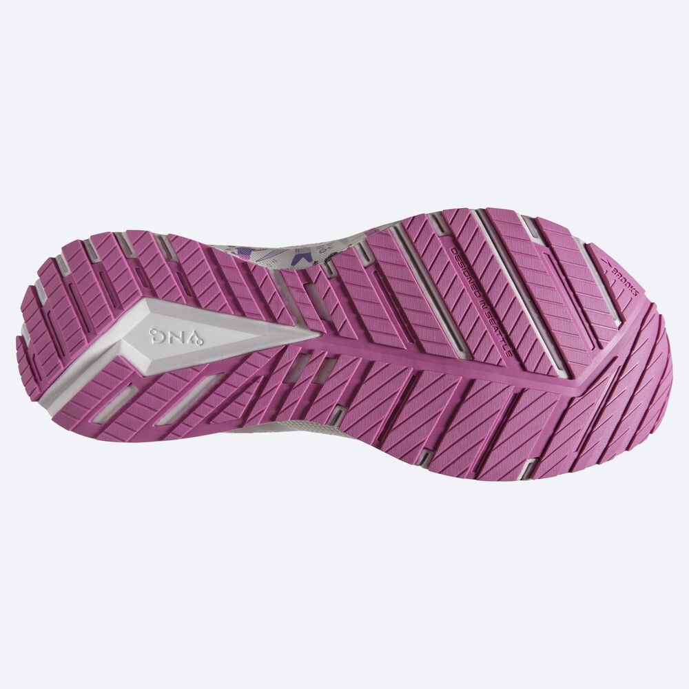 Zapatillas Running Brooks Revel 4 Mujer Blancas/Rosas | CR27510