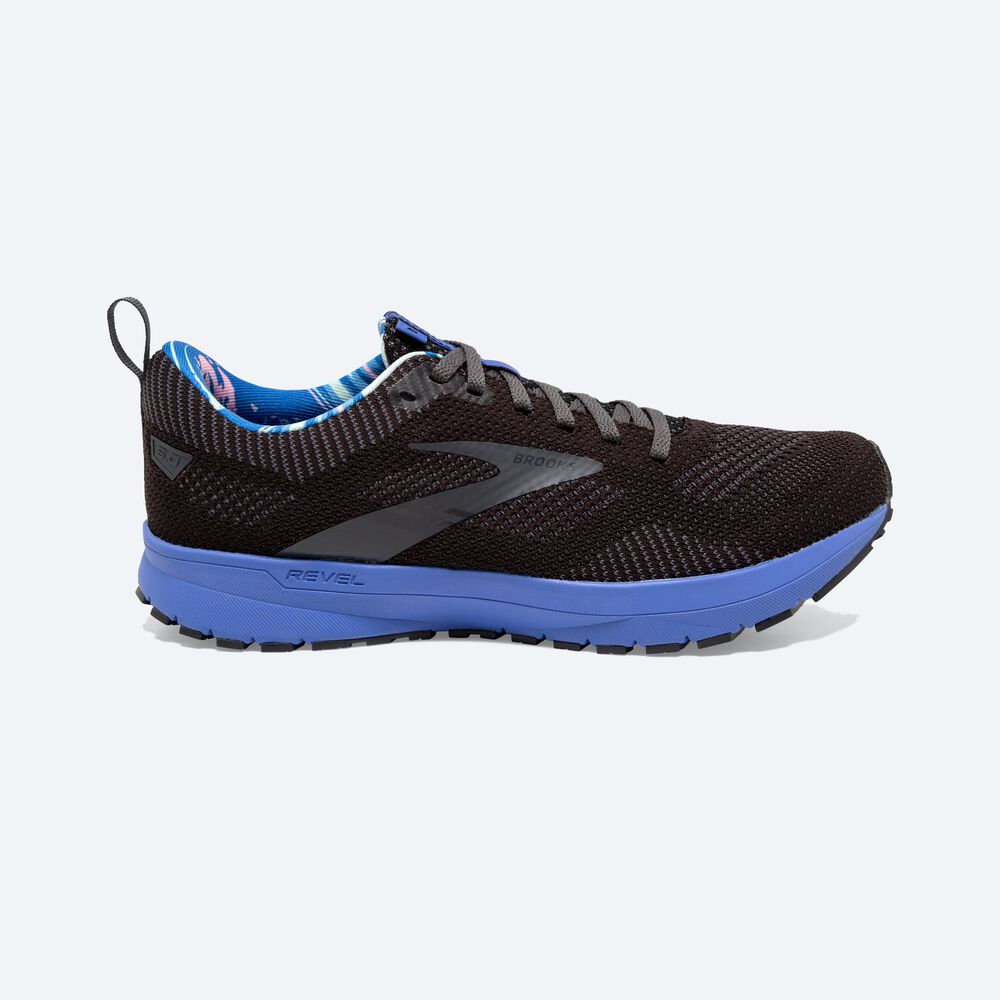 Zapatillas Running Brooks Revel 5 Hombre Negras | CR57283