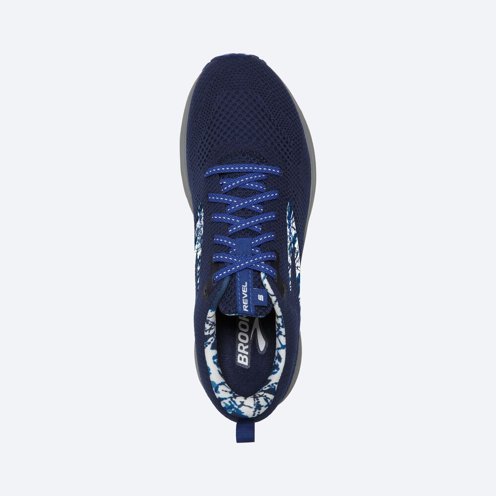 Zapatillas Running Brooks Revel 5 Hombre Azules/Azules/Blancas | CR67495