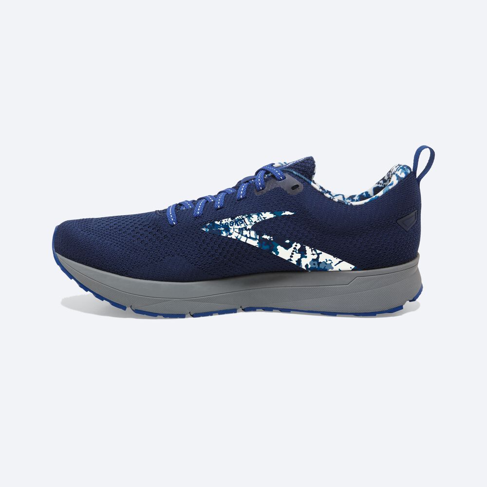 Zapatillas Running Brooks Revel 5 Hombre Azules/Azules/Blancas | CR67495