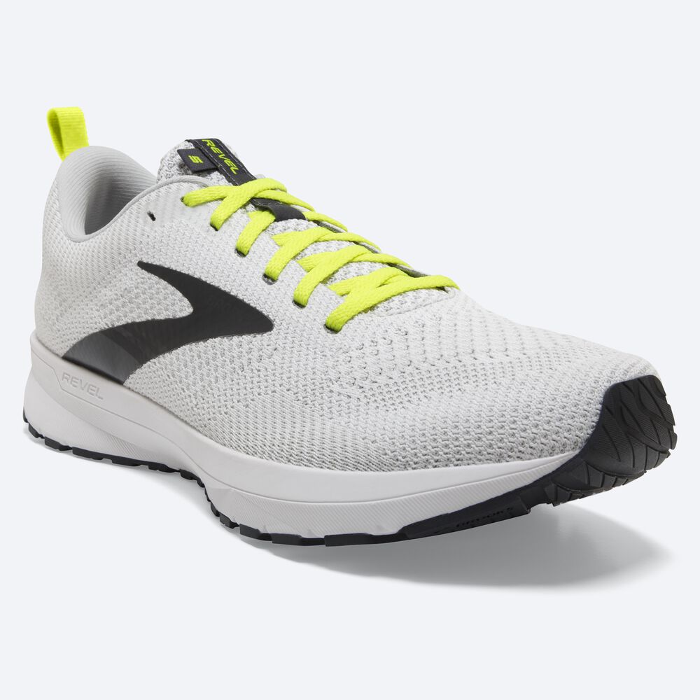 Zapatillas Running Brooks Revel 5 Hombre Blancas | CR96437