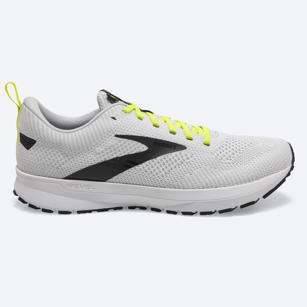 Zapatillas Running Brooks Revel 5 Hombre Blancas | CR96437