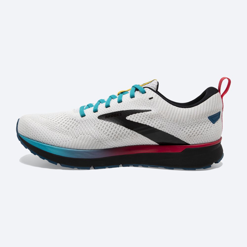 Zapatillas Running Brooks Revel 5 Mujer Blancas/Negras/Azules | CR30924