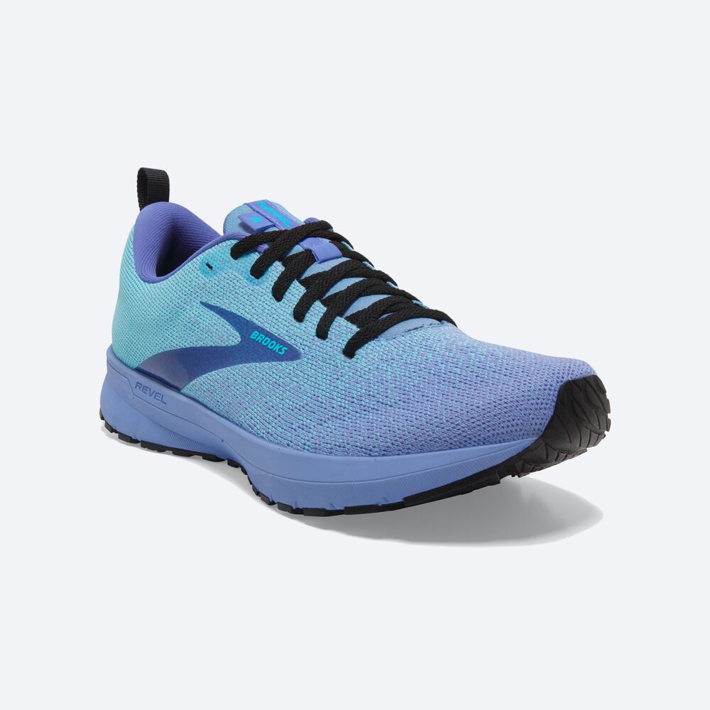 Zapatillas Running Brooks Revel 5 Mujer Azules | CR53409