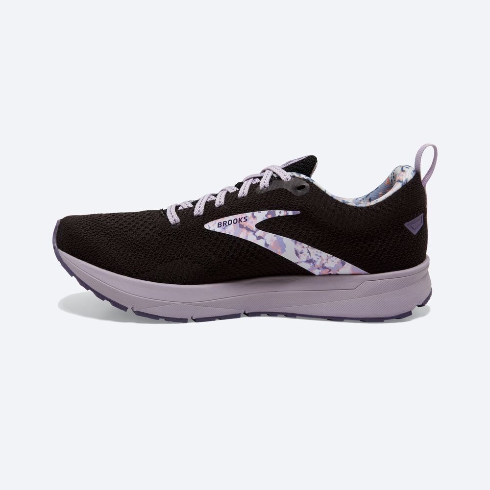 Zapatillas Running Brooks Revel 5 Mujer Negras | CR65083