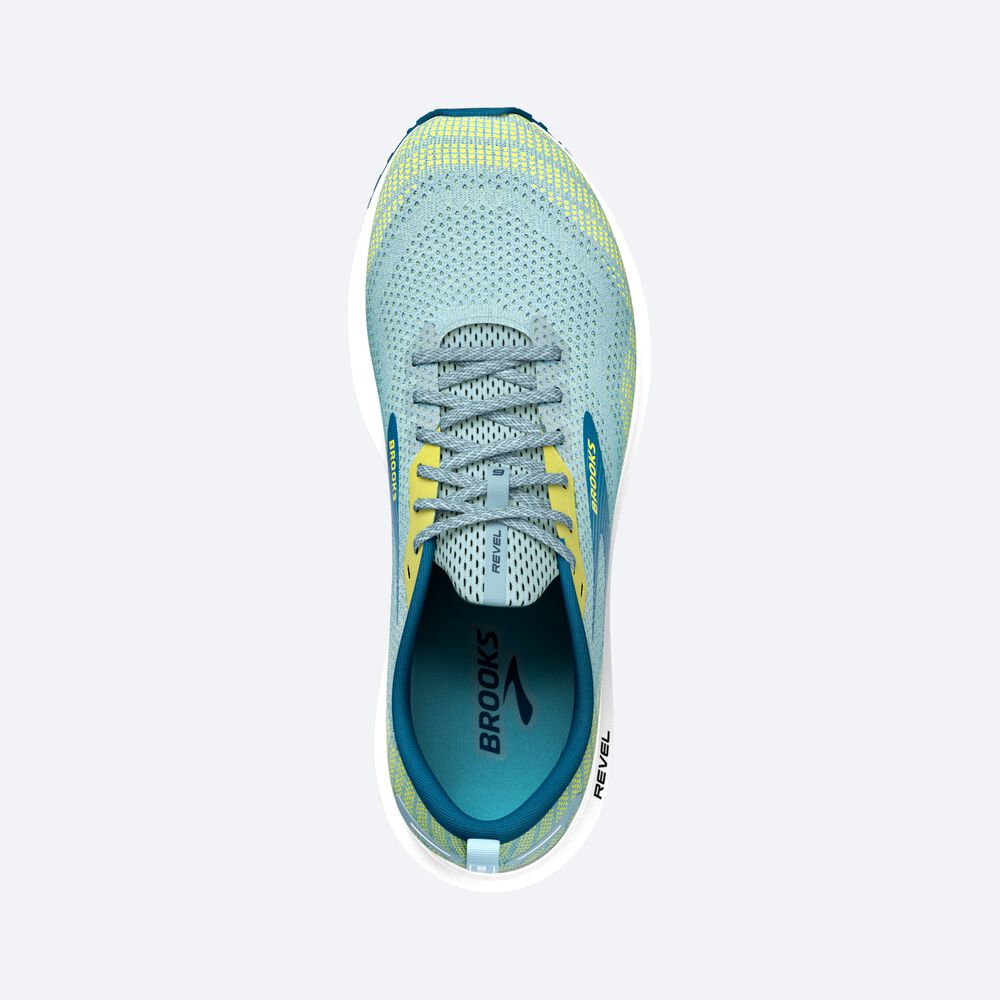 Zapatillas Running Brooks Revel 6 Hombre Azules Claro | CR37095