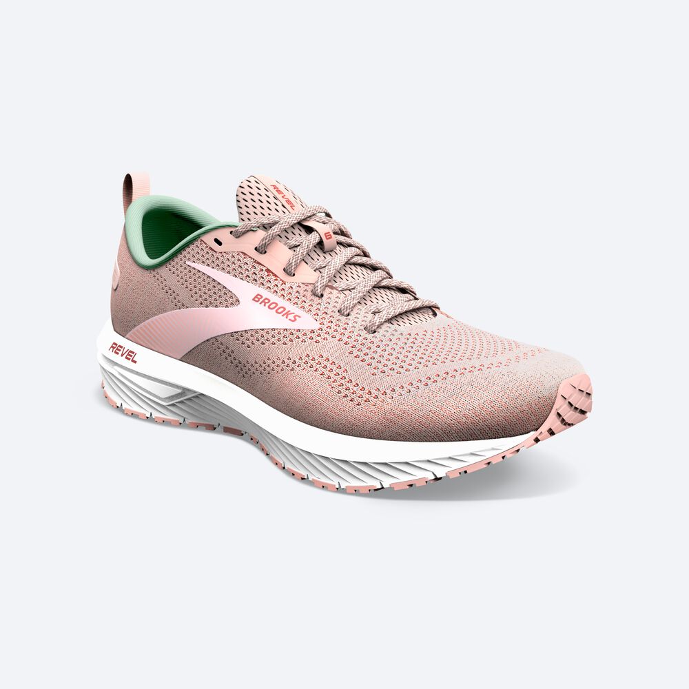 Zapatillas Running Brooks Revel 6 Mujer Rosas | CR10624