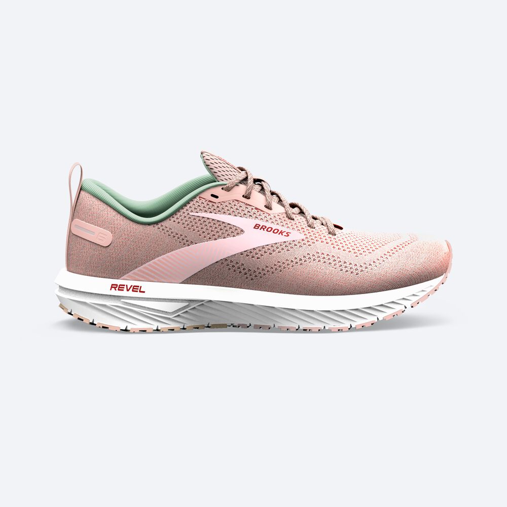 Zapatillas Running Brooks Revel 6 Mujer Rosas | CR10624