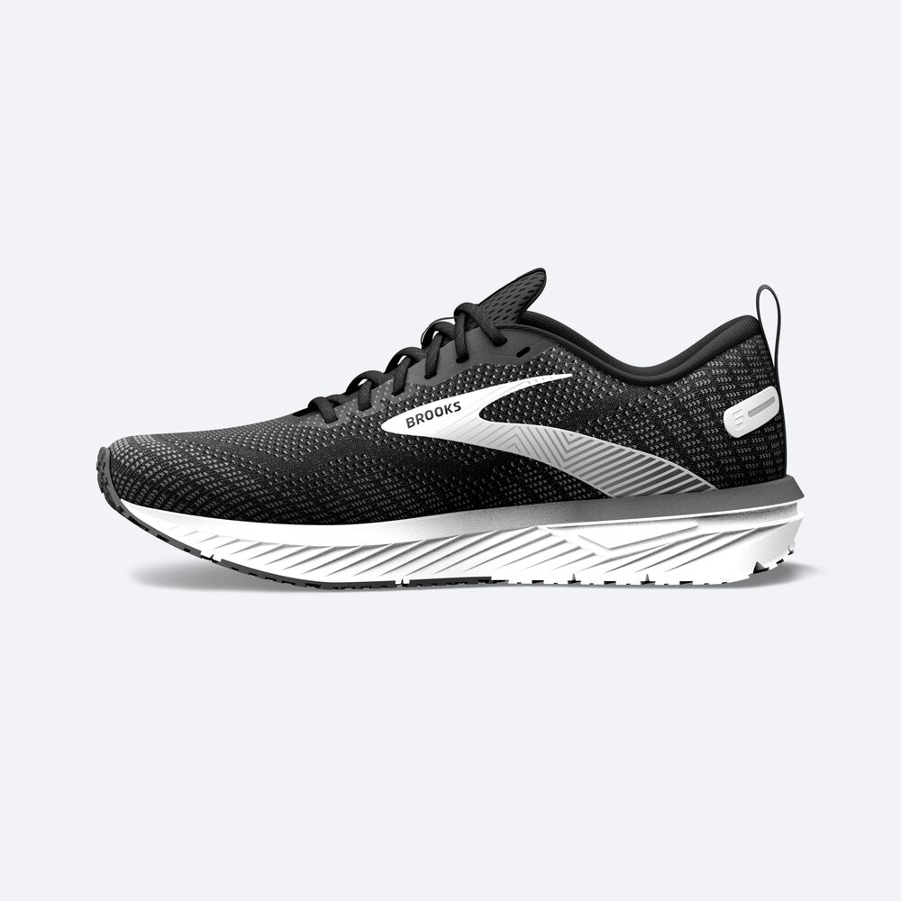 Zapatillas Running Brooks Revel 6 Mujer Negras/Blancas | CR91476