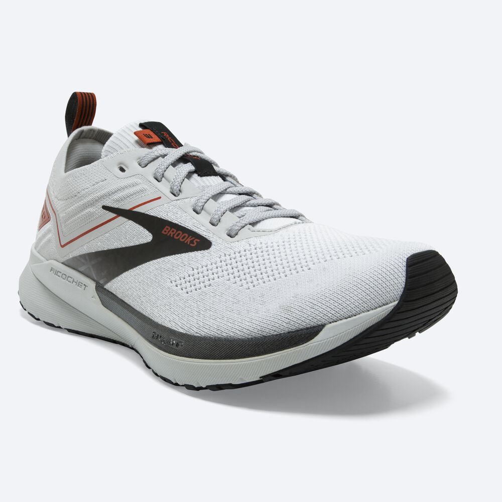 Zapatillas Running Brooks Ricochet 3 Hombre Blancas/Gris | CR70236