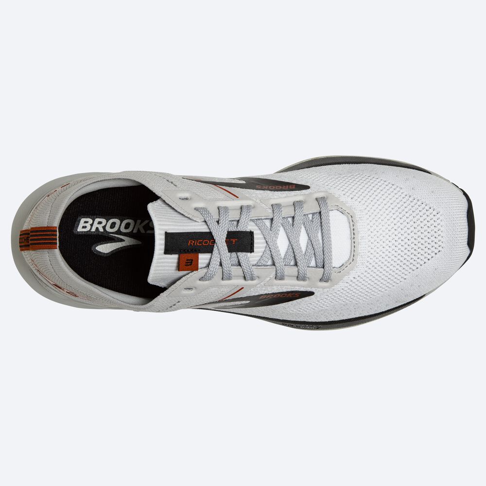 Zapatillas Running Brooks Ricochet 3 Hombre Blancas/Gris | CR70236