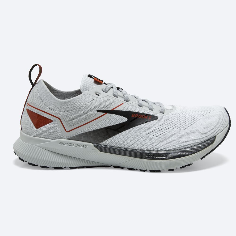 Zapatillas Running Brooks Ricochet 3 Hombre Blancas/Gris | CR70236